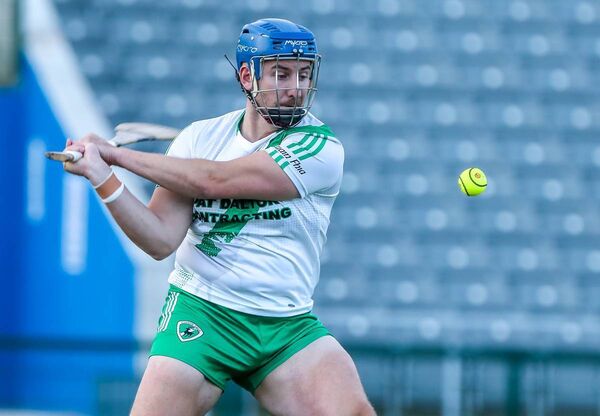 Clonea keeper Paudie Hunt in action against Roanmore.