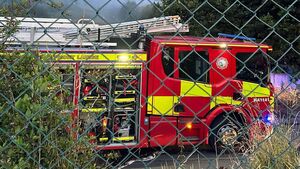 Emergency services currently fighting blaze in Waterford