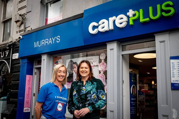 Elizabeth Murray of Murrays Care Plus Pharmacy Dungarvan with Phil and Karen