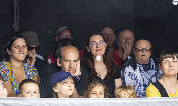 The audience at Panorama Kino Theatre, who performed at Spraoi 2024 Festival. Photo: Joe Evans