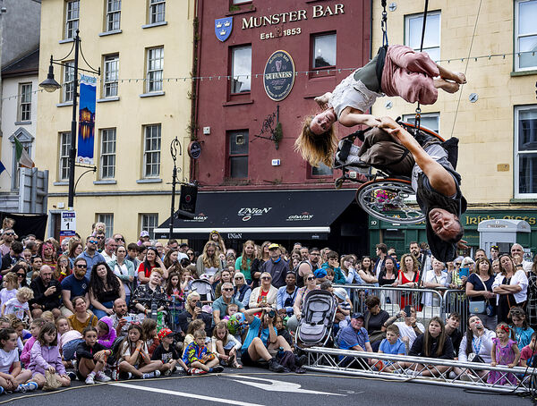  The Air Between Us, who performed at Spraoi 2024 Festival. Photo: Joe Evans