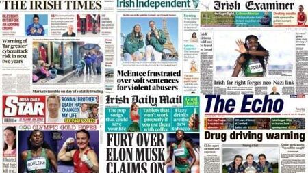 What the papers say: Tuesday's front pages