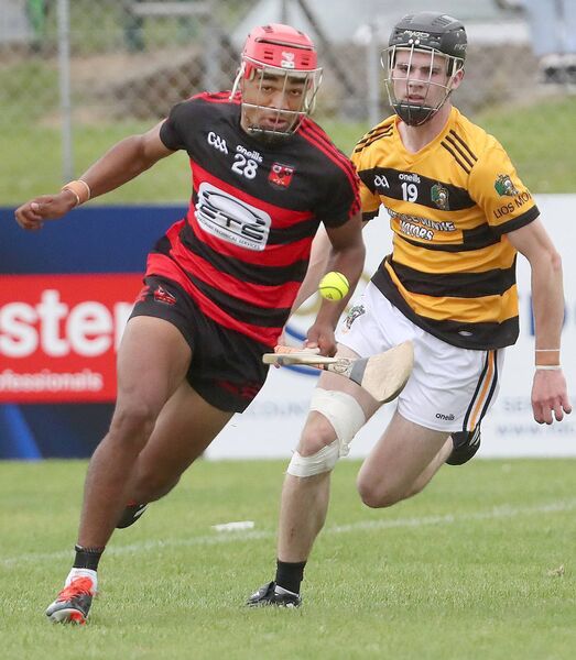 Ballygunner's Conor Tobin gets away from Lismore's Shane Barry.