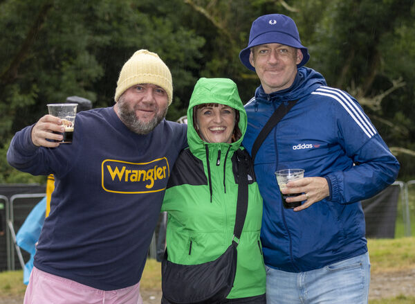  Gary Power (Tramore's No.1 Postman), Karen Mills and Aaron Mills, Pictured at the ATN Festival. Photo: Joe Evans