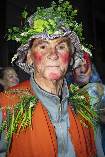  John Thompson, who took part in the Spraoi Parade, Cavalcade of Curious Creatures. Photo: Joe Evans