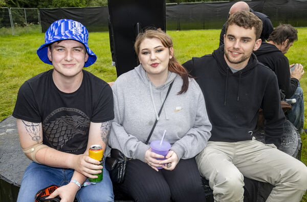  Michael, Amy and Dean, at the ATN Festival. Photo: Joe Evans