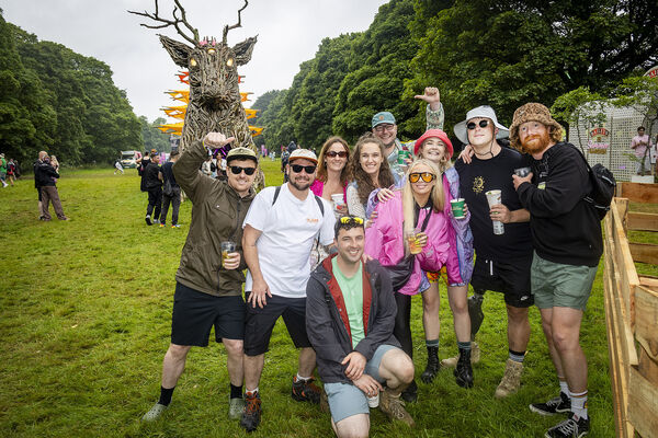  Alanna Buggy and friends at the ATN Festival. Photo: Joe Evans