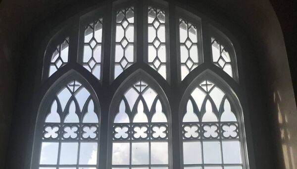 Fews church in County Waterford that had repairs to the window under the Built Heritage Scheme.