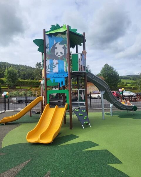 The new playground is a welcome new amenity