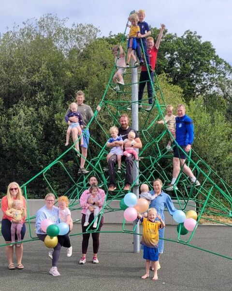 The new playground is a very welcome amenity