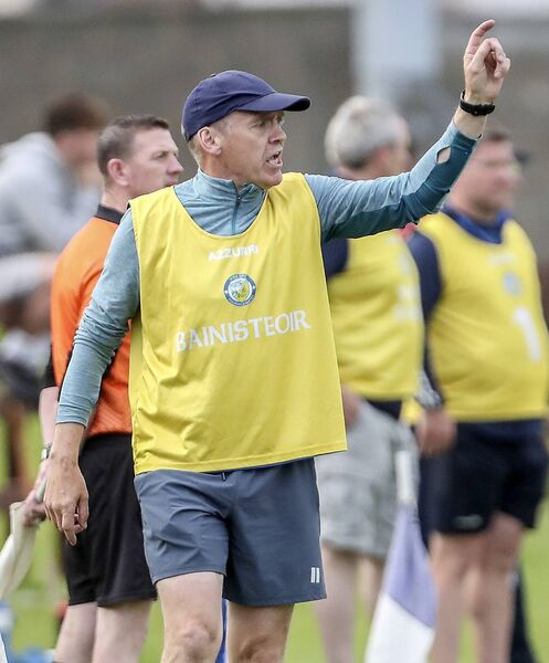 Fourmilewater's Manager Derek Lyons faces his home club, Dungarvan, this weekend. Photo: Sean Byrne.