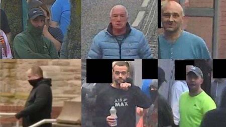 Police release images of six people in relation to Belfast disorder probe