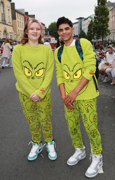  Leah and Sam, at the Spraoi Festival. Photo: Joe Evans