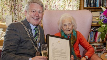 WATCH: Waterford woman, Mona Lynch celebrates her 100th birthday in style