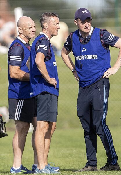 The Passage mentors, Liam Carey, Vinny Keane, manager and Gavin Nolan.