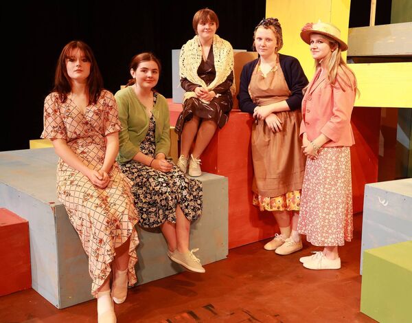 In rehearsals for Waterford Youth Arts production of Under Milk Wood, directed by Jim Nolan at Garter Lane from August 14-17. Photo: Joe Evans