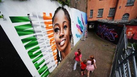 Adeleke mural features in Waterford street art festival