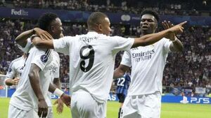 Kylian Mbappe scores on debut as Real Madrid beat Atalanta to win Super Cup