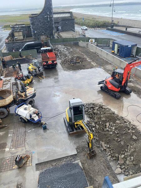 Work is progressing well on the skatepark. Pic: Peter Breen (T Bay Surf Centre) Work is progressing well on the skatepark. Pic: Peter Breen (T Bay Surf Centre)