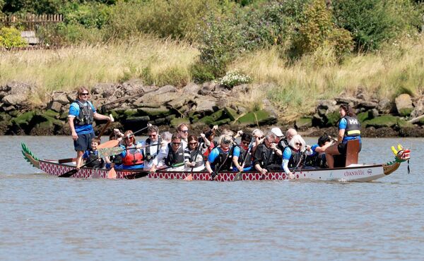 pictured at the launch of the Waterford Dragon Boat Club new boat "The Chantelle" which was kindly gifted to the club by the family of the late Dr. Chantelle Macnamara. Photo: Joe Evans