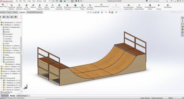 Early designs which were detailed and explained to the students.