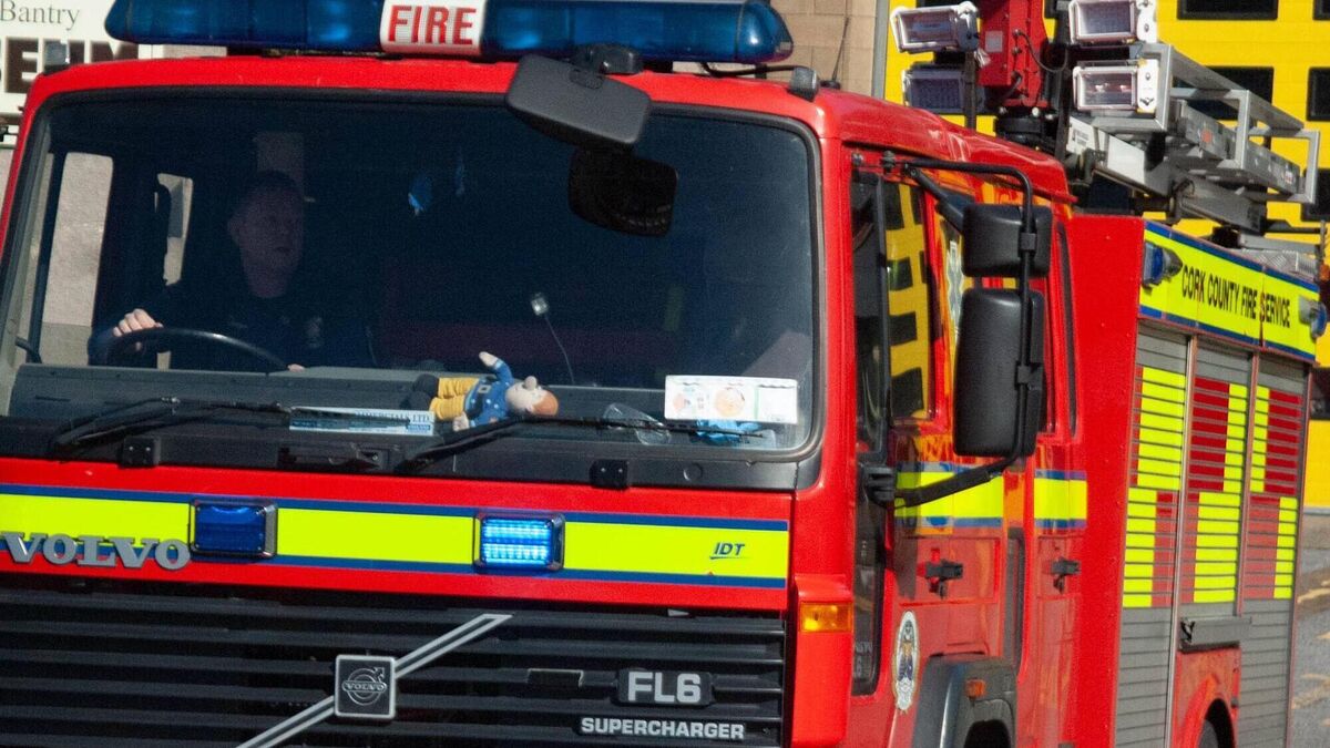 Smoke fills Waterford City from Ard Rí fire