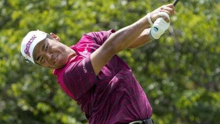 Hideki Matsuyama finds passport to share of halfway lead