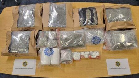 Three people arrested after drugs seizure in Cork