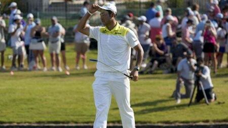 Hideki Matsuyama stages late comeback to win FedEx St Jude Championship