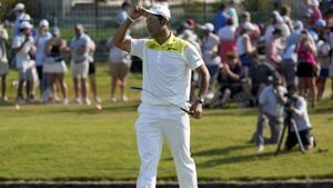 Hideki Matsuyama stages late comeback to win FedEx St Jude Championship