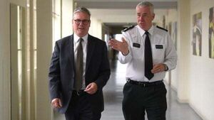 Starmer discusses PSNI funding concerns after ‘intolerable’ race-linked disorder