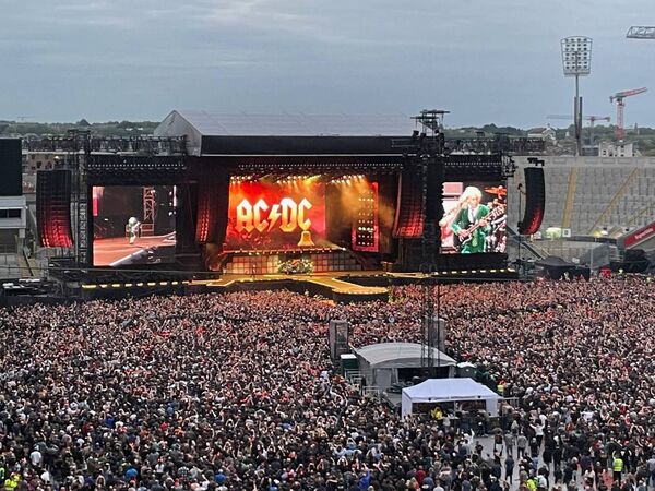 The legendary AC/DC rocked Croke Park to its foundations
