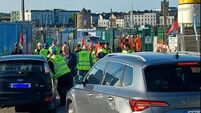 Workers protest on Waterford's North Quays