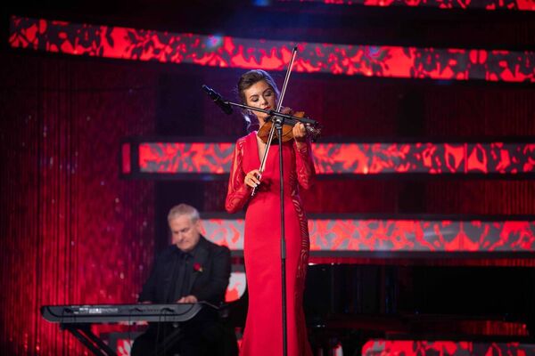 Waterford Rose, Abby Walsh, performs during this year's Rose of Tralee. Photo: Domnick Walsh Photography Eye Focus Ltd