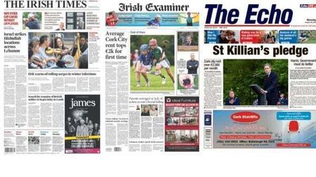 What the papers say: Monday's front pages