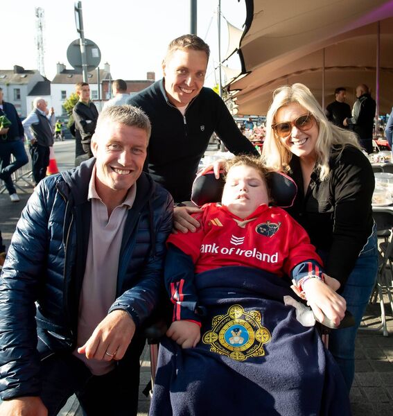 Pictured at Breakfast with the Stars with Ronan O'Gara. Photo: Mary Browne 