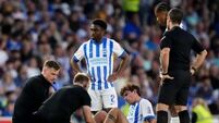 Matt O’Riley injured on debut but Brighton progress in Carabao Cup