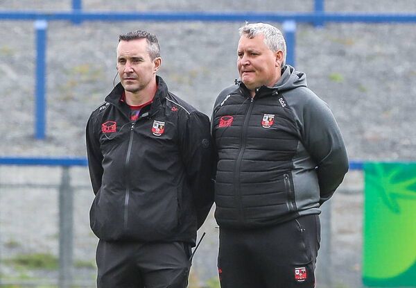 Ballygunner management team David Franks and Darragh O'Sullivan will be looking to lead Mahony and co to an eleventh county final success in a row 