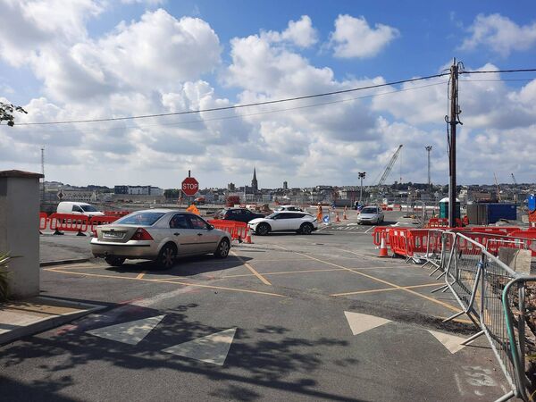Current traffic management at Abbey Road. Current traffic management at Abbey Road.