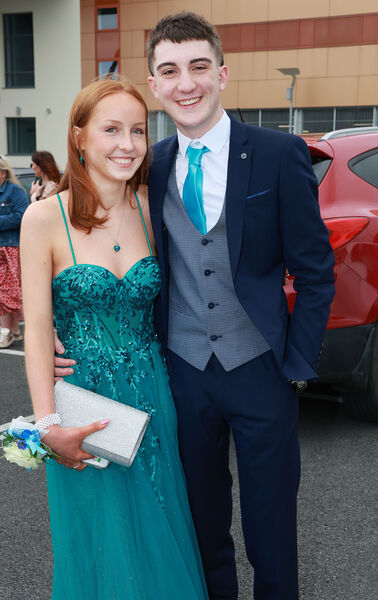 Sophie Phelan and Conaill Lynch, at the Abbey Community College Debs Ball. Photo: Joe Evans Sophie Phelan and Conaill Lynch, at the Abbey Community College Debs Ball. Photo: Joe Evans
