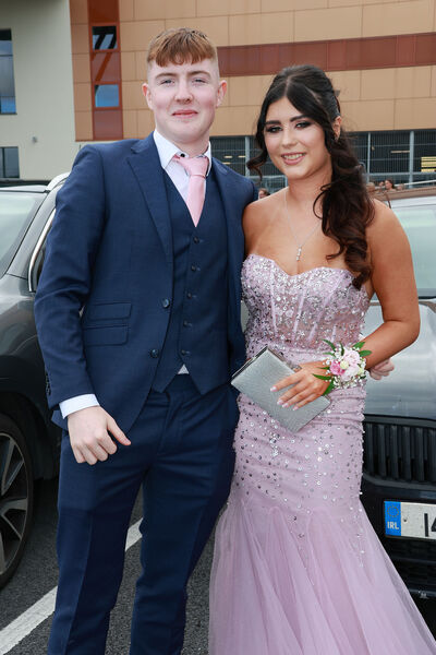 Adam O'Flaherty and Sarah Searson, at the Abbey Community College Debs Ball. Photo: Joe Evans Adam O'Flaherty and Sarah Searson, at the Abbey Community College Debs Ball. Photo: Joe Evans