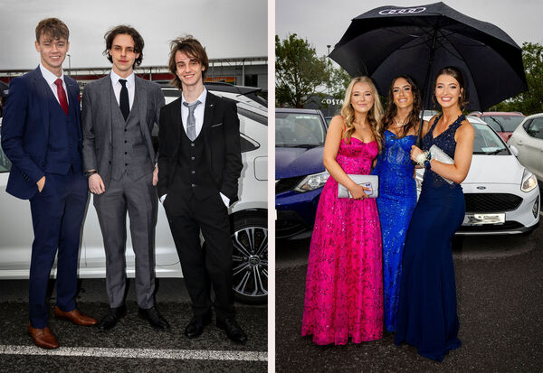 Finn, Keith and Jamie, (left) and Sky, Megan and Ava, (right)pictured at De La Salle College Graduation Ball. Photo Joe Evans Finn, Keith and Jamie, (left) and Sky, Megan and Ava, (right)pictured at De La Salle College Graduation Ball. Photo Joe Evans