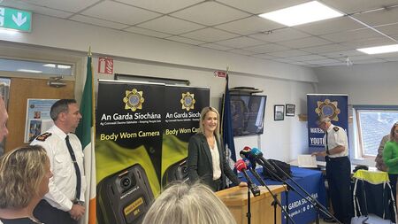 Garda body-worn cameras launched in Waterford City