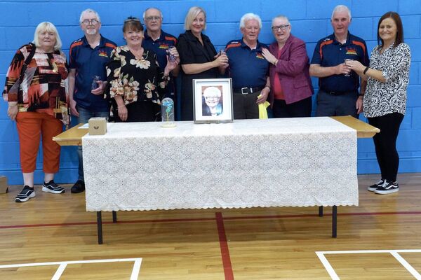 The St Paul's, 'Wobbles' team who finished second with their runners-up trophy