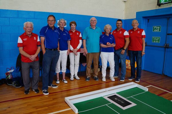 Pictured at the indoor bowls tournament.