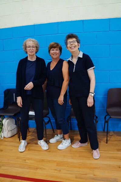 Pictured at the indoor bowls tournament.