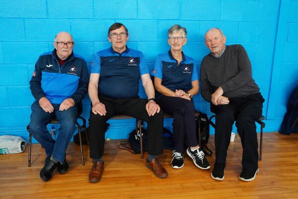 Pictured at the indoor bowls tournament.