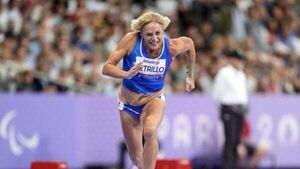 Season best for transgender athlete Valentina Petrillo but not enough for final