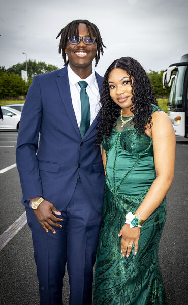 Carrington and Goodness, pictured at the De La Salle College Graduation Ball. All Photos: Joe Evans Carrington and Goodness, pictured at the De La Salle College Graduation Ball. All Photos: Joe Evans