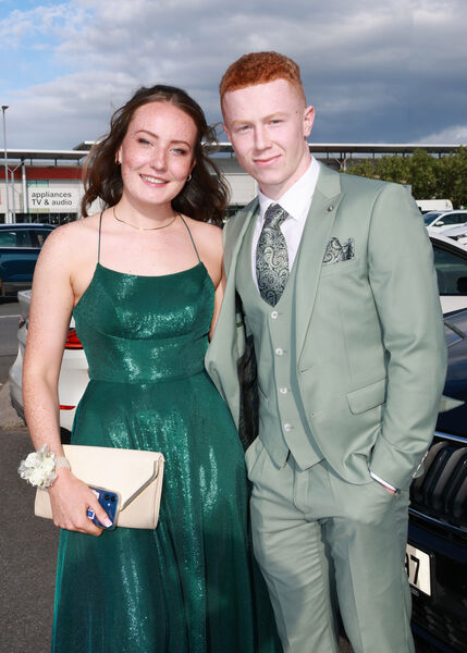  Caoimhe Houlihan and Cillian Campbell, who attended the St Angela's Debs Ball.